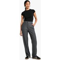 Boohoo Slim Trousers boohoo Womens Tailored Slim Straight Leg Trouser - Grey