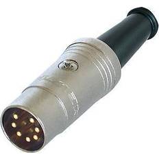 Neutrik 7 Pin Din Plug With Rubber Strain Relief