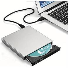 Optical Drives Temu External USB 2.0 3.0 Slim Portable CD DVD Drive