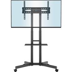 BONTEC Mobile TV Stand On Wheels 32-85 Inch