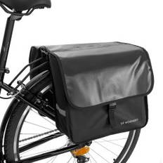 Dubbel Cykelväska För Bagageutrymme 28 L Svart