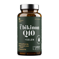 Great Essentials Pure Ubikinon Q10 200mg Selen Ekonomipack 2x60k