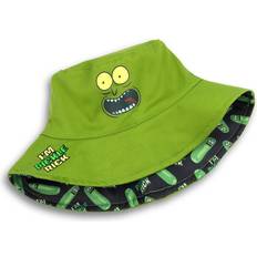 Solid Colours Hats Rick and Morty Reversible Pickle Bucket Hat - Green