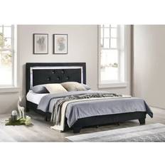 Fairmont Park Kendell Upholstered Black Super King 6' Frame Bed