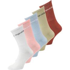 Jack & Jones Blåa Strumpor Jack & Jones Tennisstrumpa 5-Pack Brun
