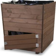 Gemüsesamen Hecht Kartoffel Pflanzbeet Braun Echtholz 60 x 60 x 60 cm