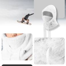 Balaklavas Arctic Velvet Ski Balaclava Sturmhaube Halsschlauch - White