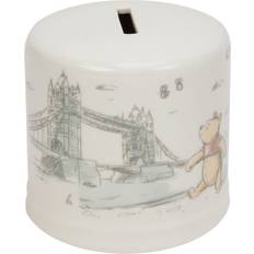 Disney Piggy Banks Disney Winnie The Pooh Christopher Robin Ceramic Money Box