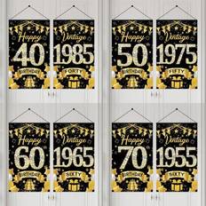 Black Doorway Party Curtains Shein Birthday Decorations Door Banner Sign