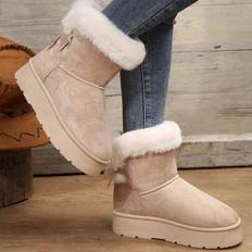 Women Curling Boots on sale Shein Autumn And Winter Outdoor Ski Camping Warm Versatile Snow Boots - Multicolor
