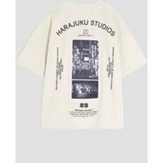 Beige Tops River Island Boys Harajuku Studios T-Shirt - Beige