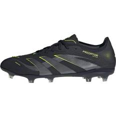 Adidas Green Football Shoes adidas Predator Pro Firm Ground Boots - Black/Carbon/Lucid Lemon