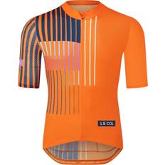 Le Col Tøj Le Col Sport Lightweight Jersey - Saffron/Navy