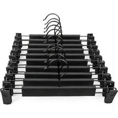 Shein 10pcs Black Plastic Clothes Pants Set Hanger