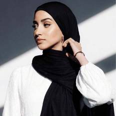 Breathable Scarfs Shein Jersey Matching Hijab Undercap Solid Color Soft Breathable Modal Scarf - Suitable