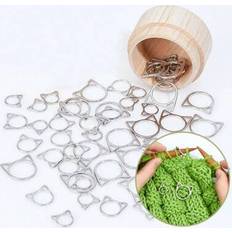 Stitch Markers Shein 30PCS Cat Stitch Markers Metal Crochet Rings