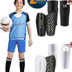 2 Pairs Football Soccer Shin Guards