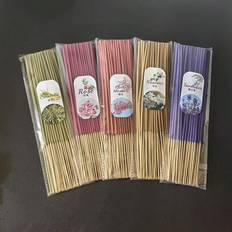 Shein 5pcs Multi-Flavor Premium Bamboo Incense Sticks
