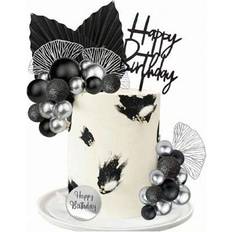 Shein 26PCS Black Set Cake Decoration