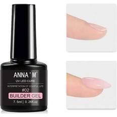 False Nails & Nail Decorations Shein ABS Builder Gel, #02 Packaged In A Single Black Plastic Bottle 7.5ml