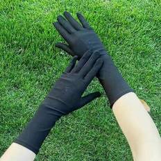 Florals Gloves & Mittens Shein Floral Embroidery Casual Gloves For Daily Life - Halloween