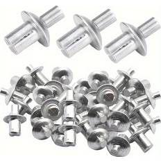 Blindnitar Temu Vbz Aluminum Polished Round Head Rivets 200pcs