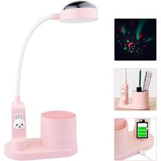 Pink Table Lamps Kid's Room Gogerstar Kids Cute Desk LED Lamp Table Lamp