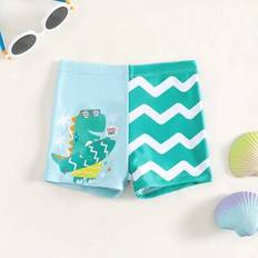 9-12M Swim Shorts Shein Baby Boy Cartoon Graphic Swim Shorts