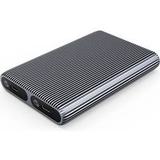 Dual Disk Caddy For Två Enheter M.2 NVME USB-C 3.2 10Gb/s