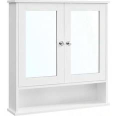 Lighting Bathroom Cabinets Shein Bathroom Cabinet With Mirror Adjustable Shelf