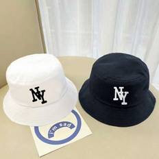 Black Bucket Hats Children's Clothing Shein Kids Letter Bucket Hat Combo - Daily Wear