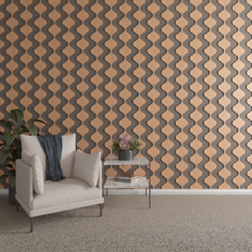 Sheet Materials Ekena Millwork Adjustable Wood Decorative Slat Wall Panel Kit 94 H x 7.12 W x 0.37 D