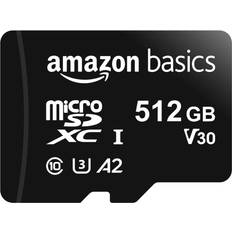 Memory Cards & USB Flash Drives Amazon Basics Micro SDXC 512 GB A2 U3