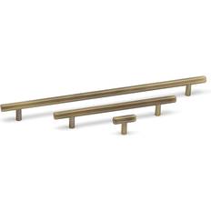 Handle & Home Brass Hexagon Cupboard Bar Handles