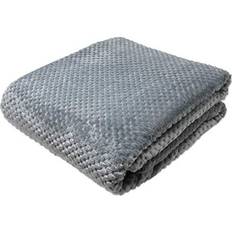 Ideal Textiles Super Soft Blanket Throw 130cm x 180cm Blankets Silver