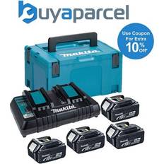 Makita BL1850 18V 4 x 5.0Ah Lithium Batteries DC18RD