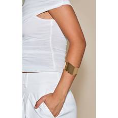 Gold Angled Asymmetric Cuff - Yellow