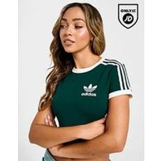 Green - Women Tops adidas Originals Classic Slim T-Shirt - Green