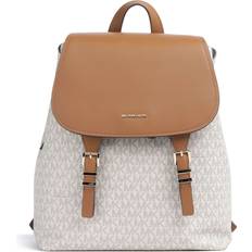 Michael Kors Beige Backpacks Michael Kors Quinn Medium Backpack - Ivory