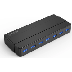 7-Ports USB-A 3.0 Hub Sort