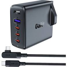 GaN UK 100W Snabbladdare 3x USB-C 1x USB 100W