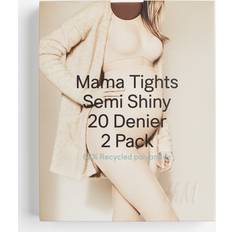 H&M Brun MAMA 2-Pack Strumpbyxa 20 Den XL