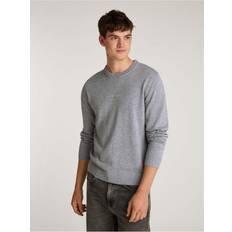 Tommy Hilfiger Multifärgade Tröjor Tommy Hilfiger Stickade Polyester Ulltröja Herr