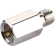 3Pcs Fme Male To Sma Connector Adapter Silver