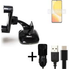 Mobile Device Holders K-S-Trade Car Holder Windshield Dashboard Vivo Y19E