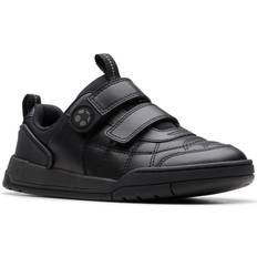Clarks Lave sko Clarks Laser Cross Kid Leather Shoes - Black