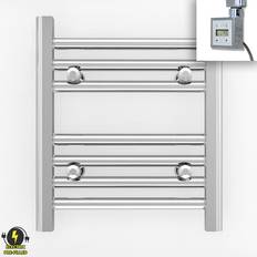 Heated Towel Rails Myhomeware 400mm Wide Chrome Electric Towel Rail