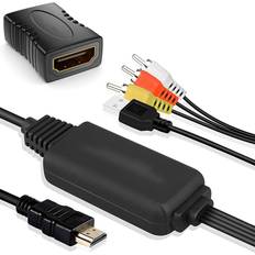 Tianfu HDMI to RCA Converter 1080P Adapter