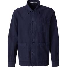 Norse Projects Overtøj Norse Projects Julian Cotton Linen Overshirt - Dark Navy