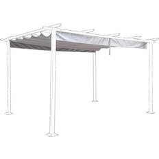 Moses Metal Grey Replacement Gazebo 345cm D 277cm